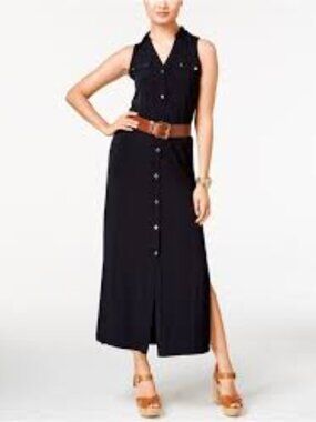 Michael Kors Maxi Dress Navy XL $150